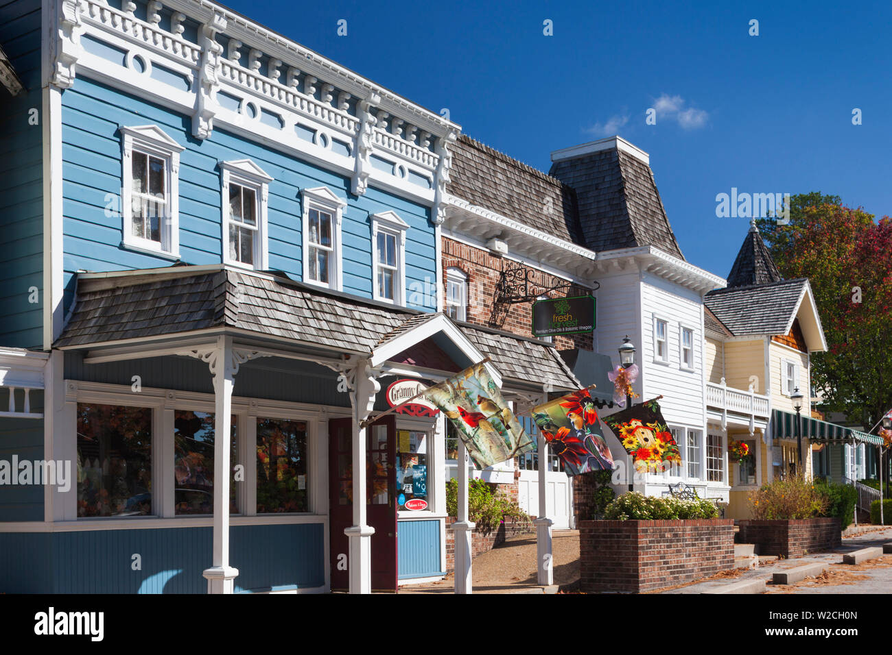 USA, Ohio, Eureka Springs, des boutiques de souvenirs Banque D'Images