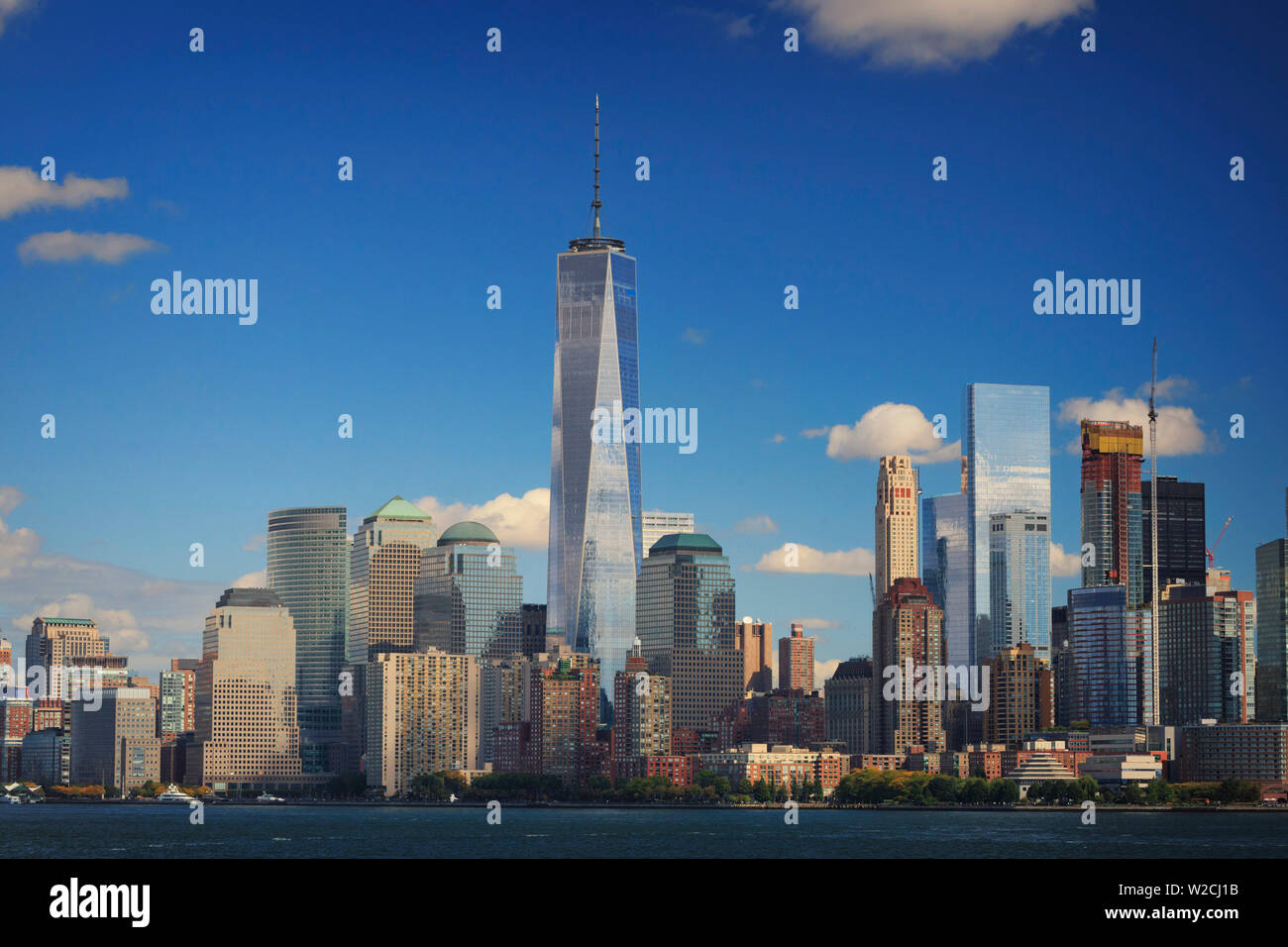 USA, New York, New York, Manhattan Skyline Banque D'Images