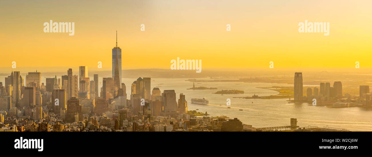 USA, New York, Manhattan, Manhattan, Freedom Tower Banque D'Images