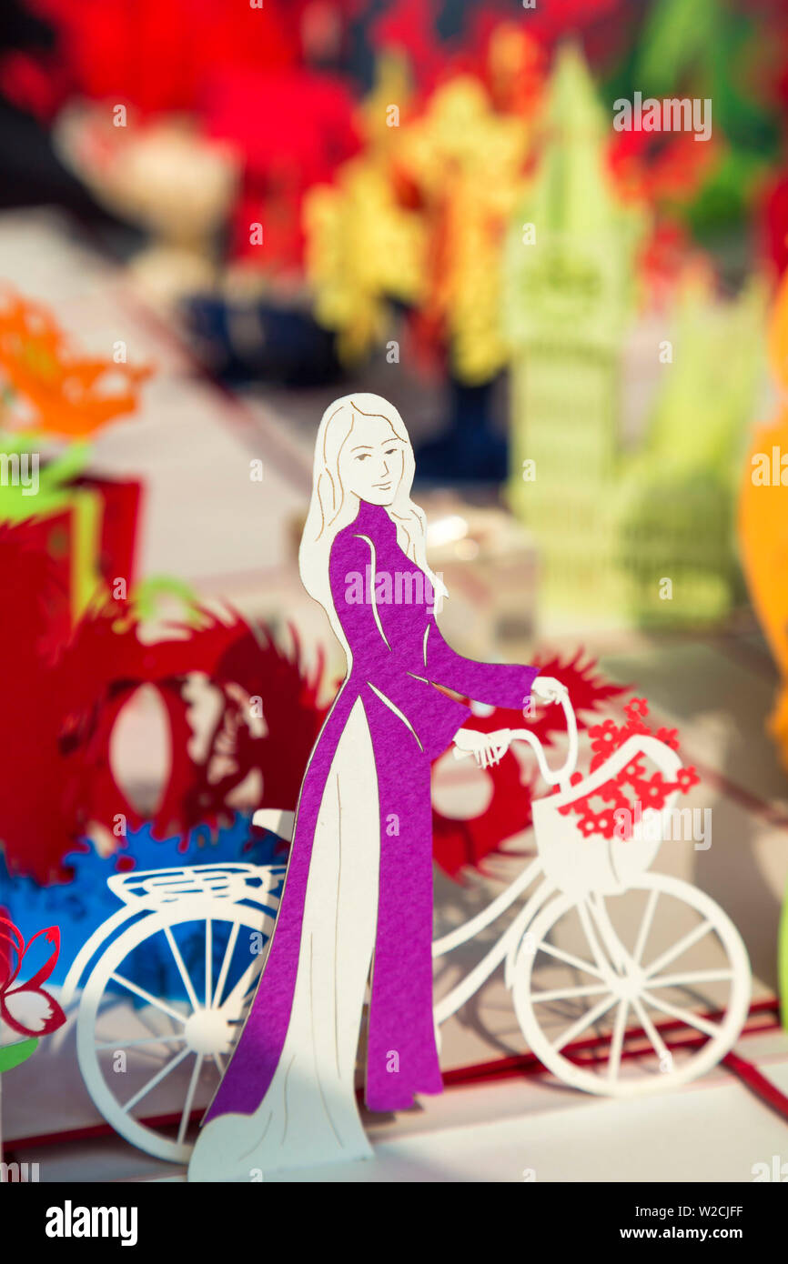 Papier, art vietnamien Vietnam Banque D'Images