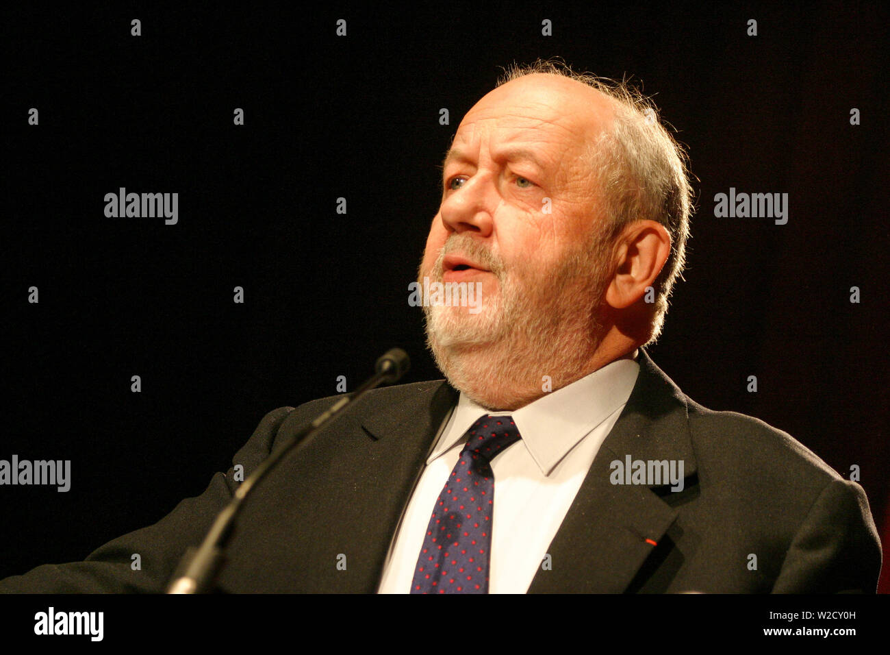 André ROSSINOT, maire de Nancy, parle à Grenoble, Isère, France Banque D'Images