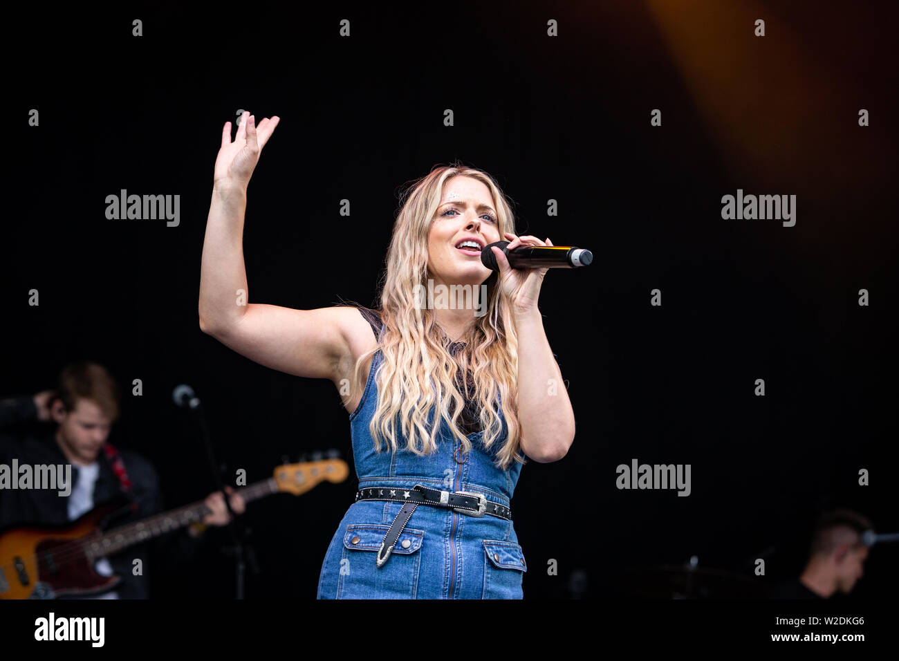 Les Shires en concert au Festival 2019 Cornbury, Chadlington, Oxfordshire Banque D'Images