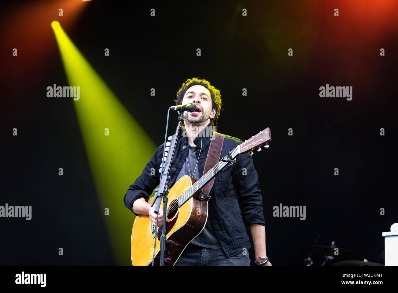 Les Shires en concert au Festival 2019 Cornbury, Chadlington, Oxfordshire Banque D'Images