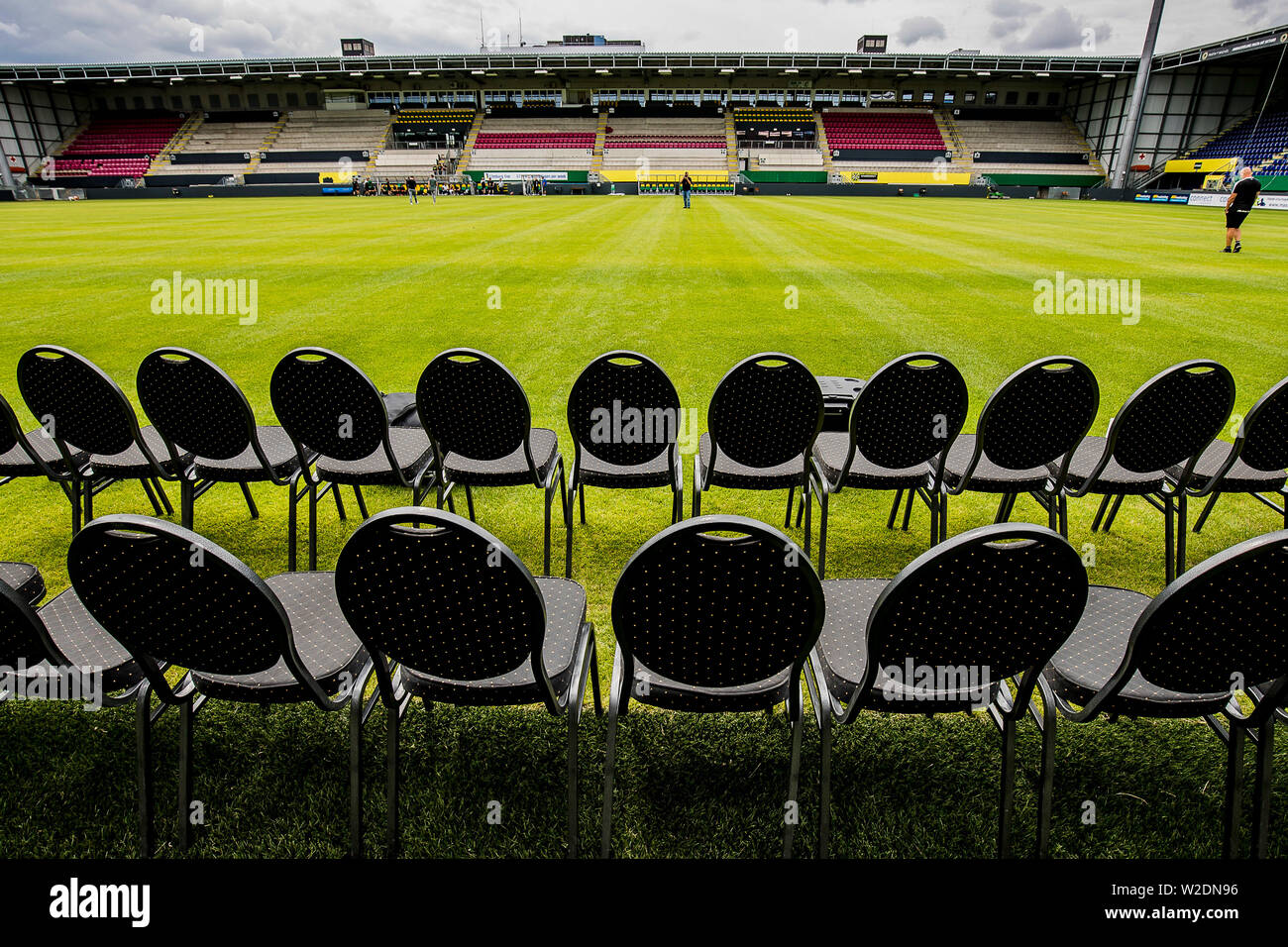 Paris, France. 08 juillet, 2019. Fortuna Sittard Sittard, photocall, football, saison 2019-2020, 08-07-2019, Fortuna Sittard Stadion : Crédit Photos Pro/Alamy Live News Banque D'Images