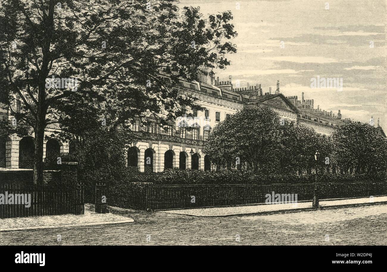 Retrouvez 'Terrasse, Regent's Park', c1876. Créateur : Inconnu. Banque D'Images