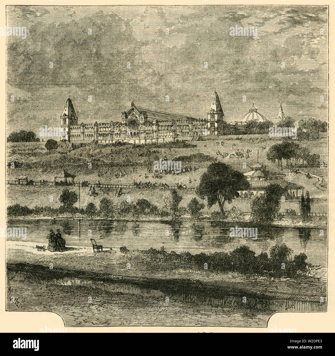 'L'Alexandra Palace (1876)', c1876. Créateur : Inconnu. Banque D'Images