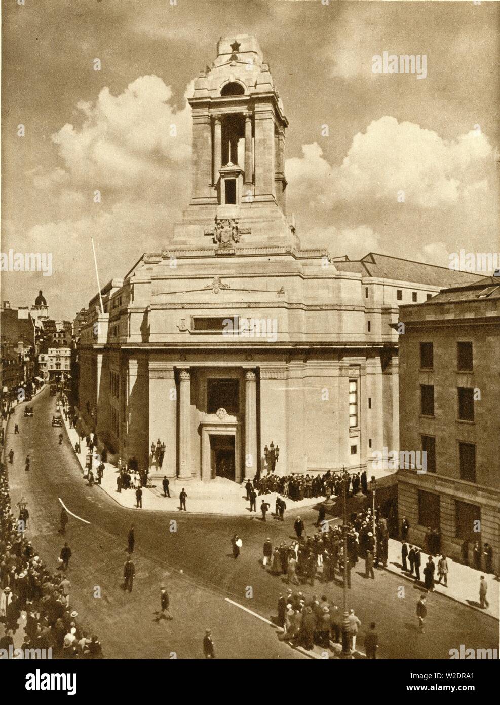 L'ouverture de la paix maçonnique Mémorial, Great Queen Street, Londres, 19 juillet 1933, (1935). Créateur : Inconnu. Banque D'Images