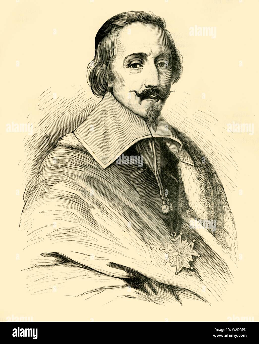 'Cardinal de Richelieu', c1620-1630, (1890). Créateur : Inconnu. Banque D'Images