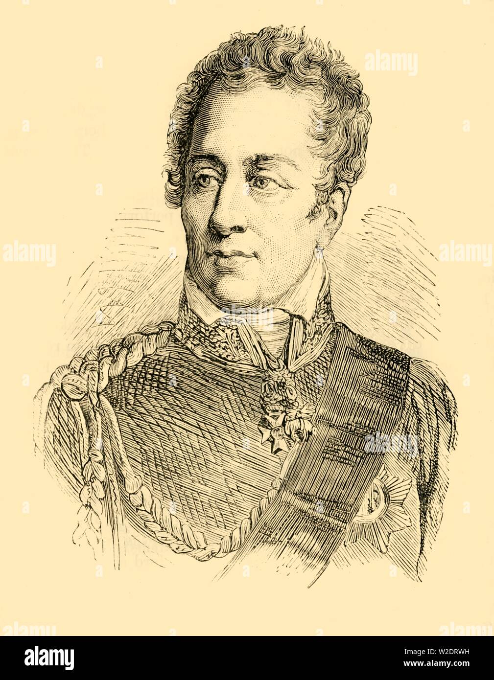 "Le Duc de Wellington', c1800-1810, (1890). Créateur : Inconnu. Banque D'Images