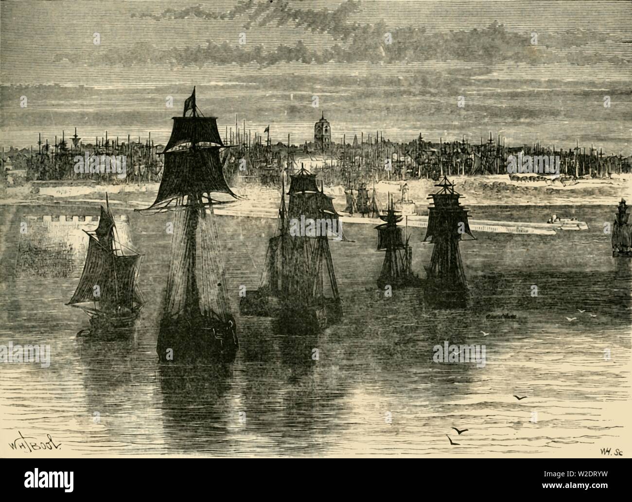 Unkirk «', 1890. Créateur : Inconnu. Banque D'Images