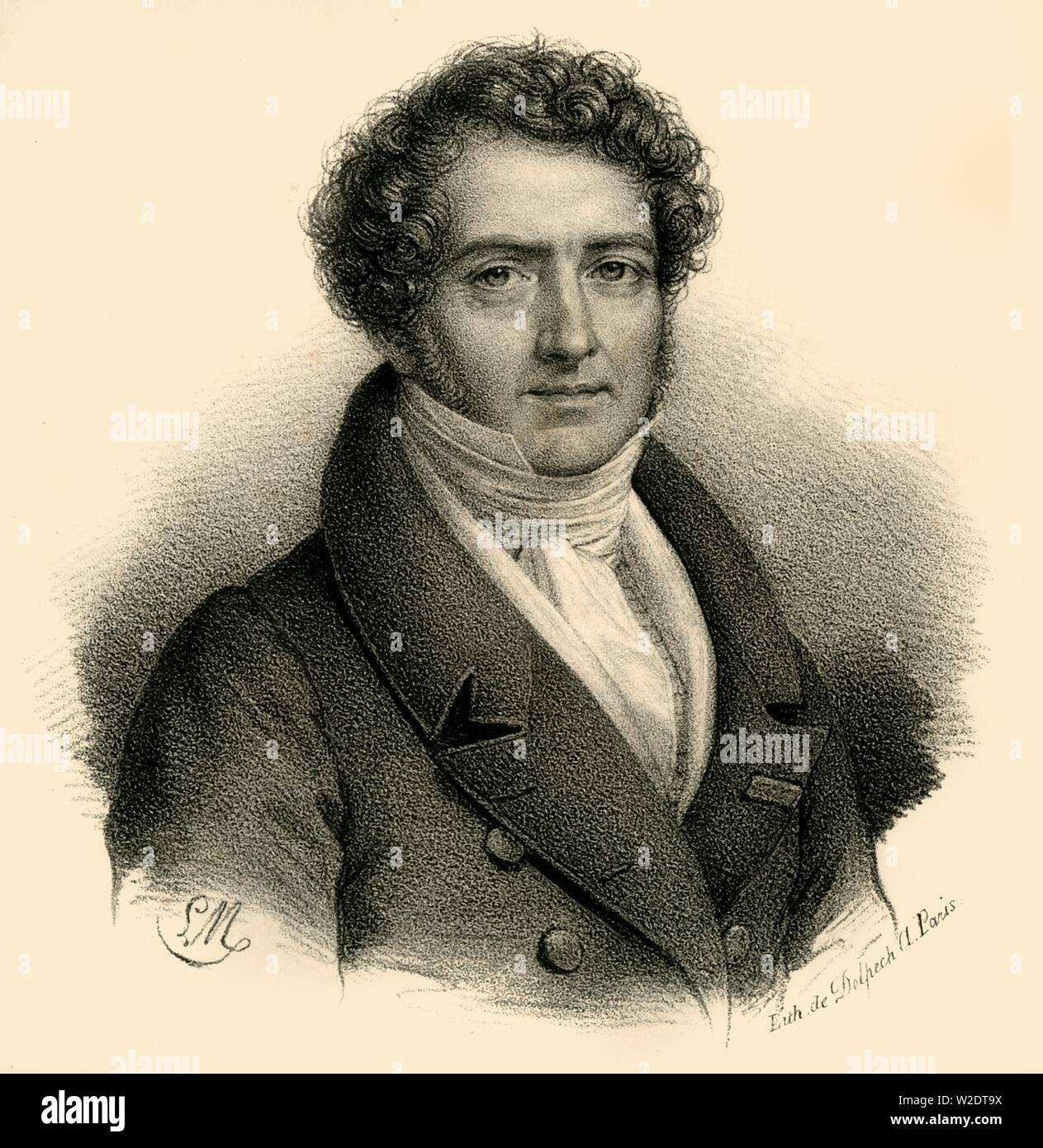 'Boieldieu', (1775-1834), c1830. Organisateur : Francois-Seraphin Delpech. Banque D'Images