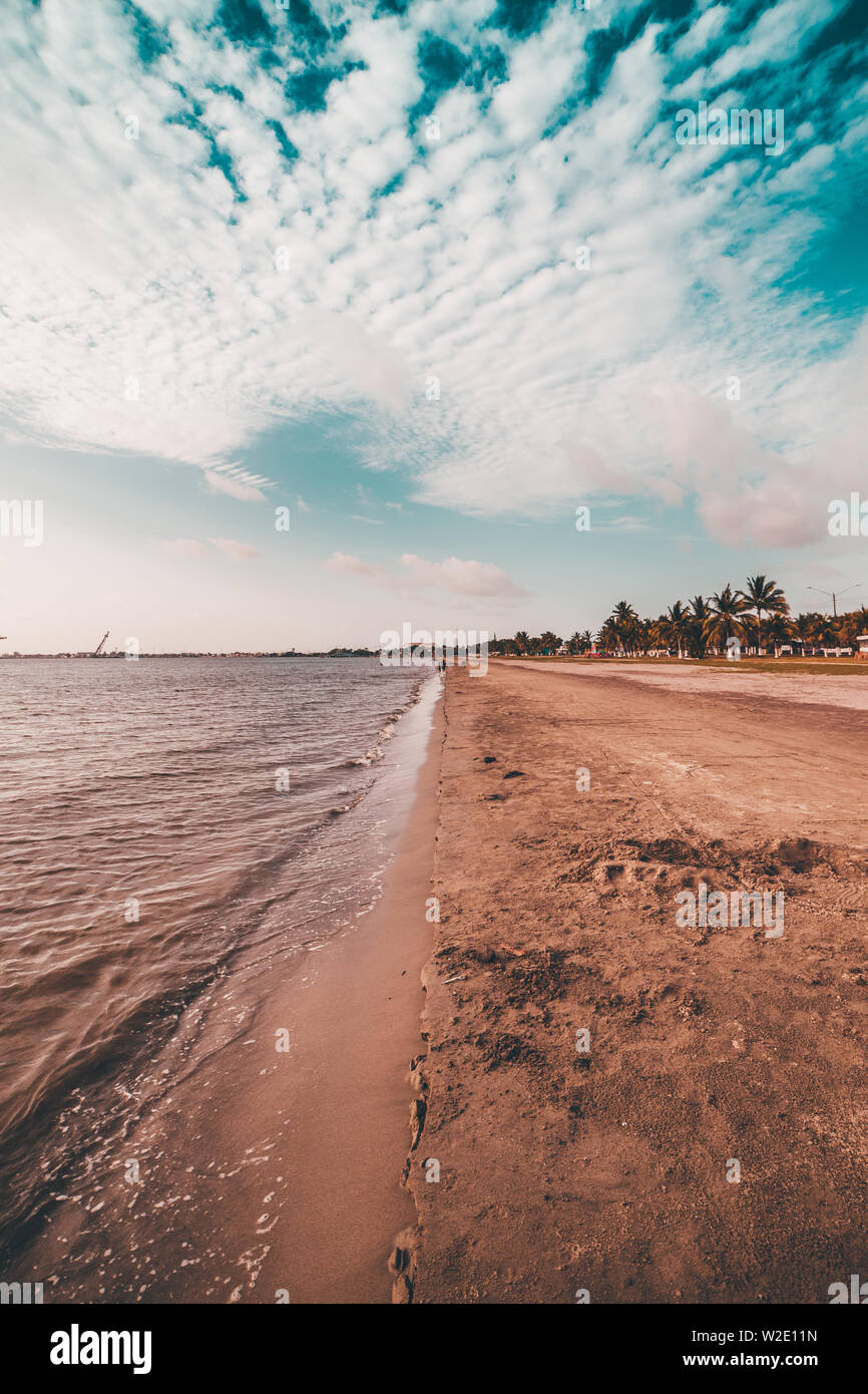 plage d’été Banque D'Images