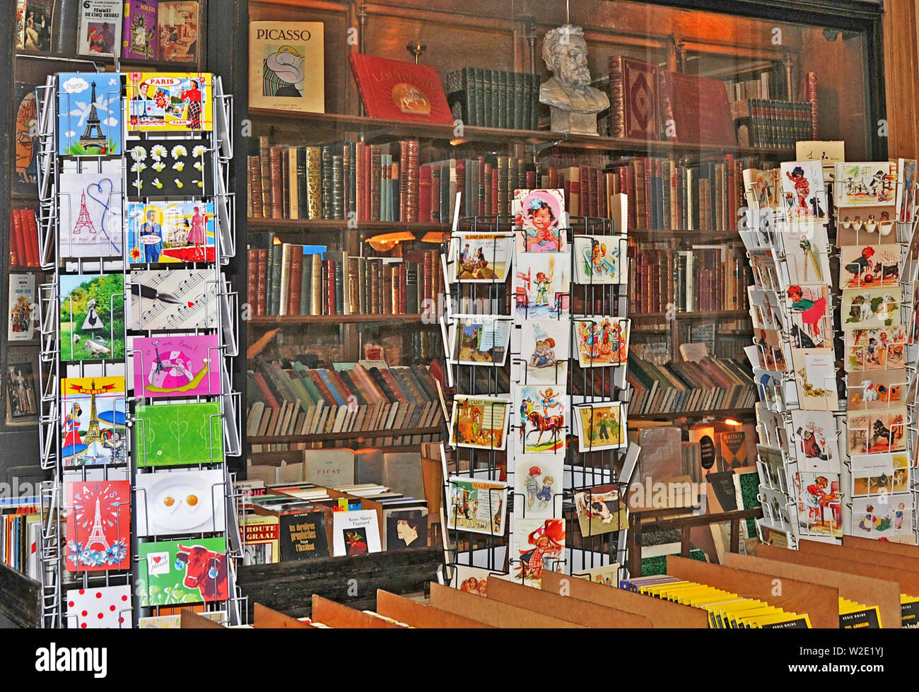 Boutique librairie arcade, Galerie Vivienne, Paris, France Banque D'Images