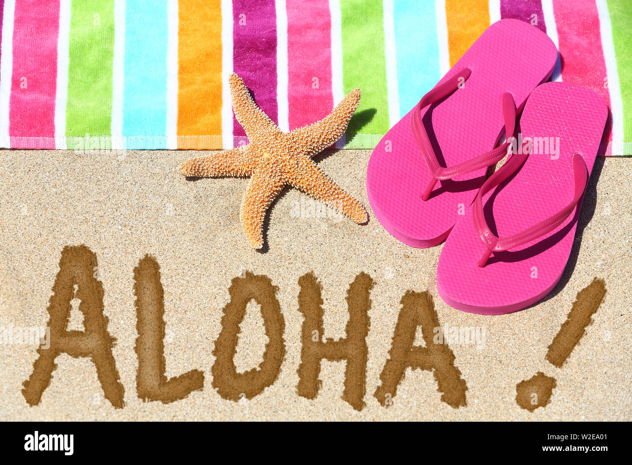 Hawaiian beach sandals Banque de photographies et d'images à haute  résolution - Alamy