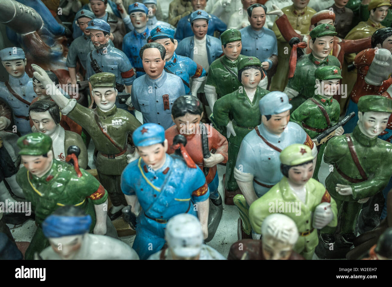 Révolution culturelle chinoise figurines touristiques Banque D'Images