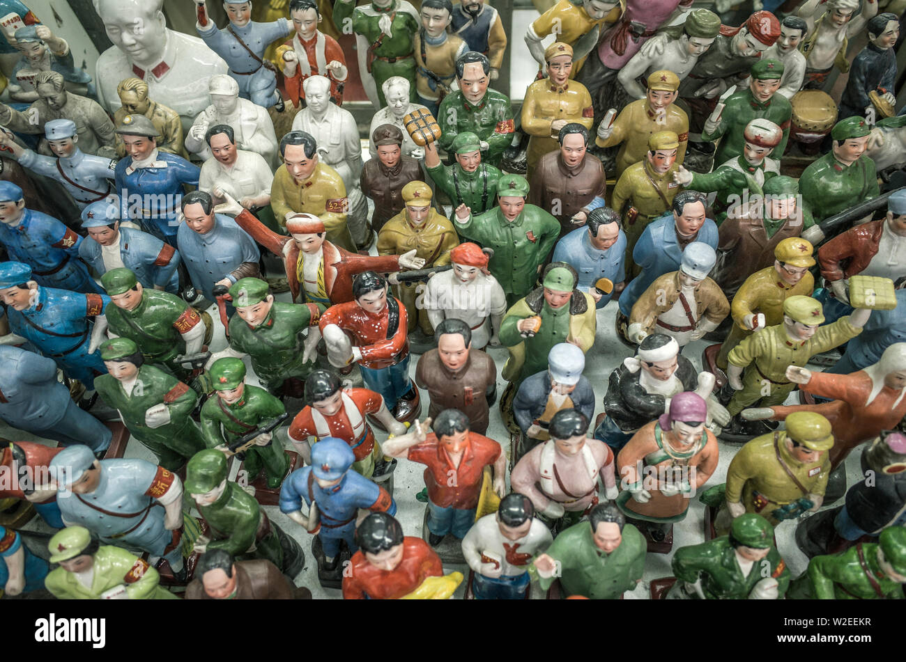 Révolution culturelle chinoise figurines touristiques Banque D'Images