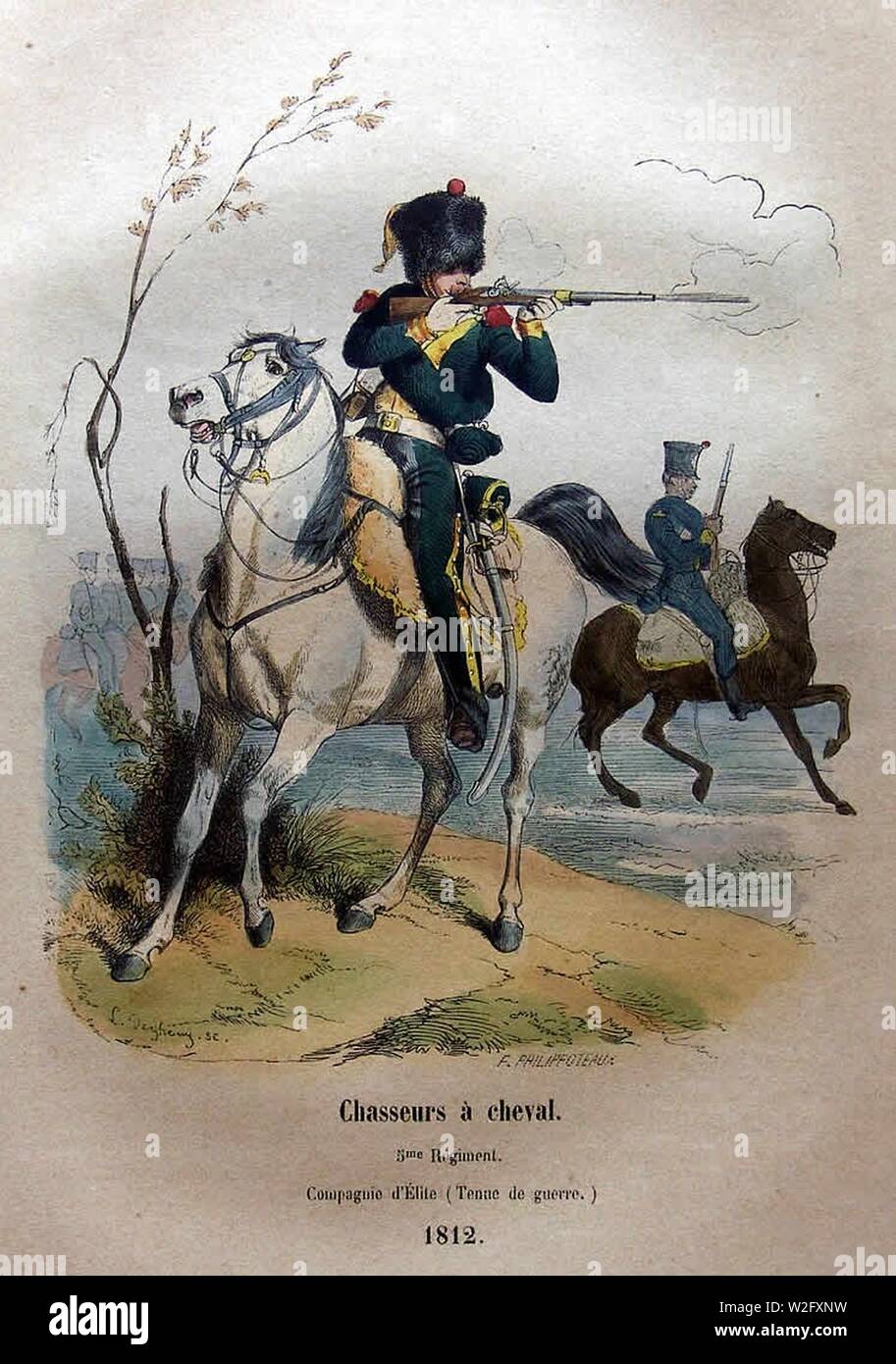 Chasseur a cheval Banque de photographies et d’images à haute ...