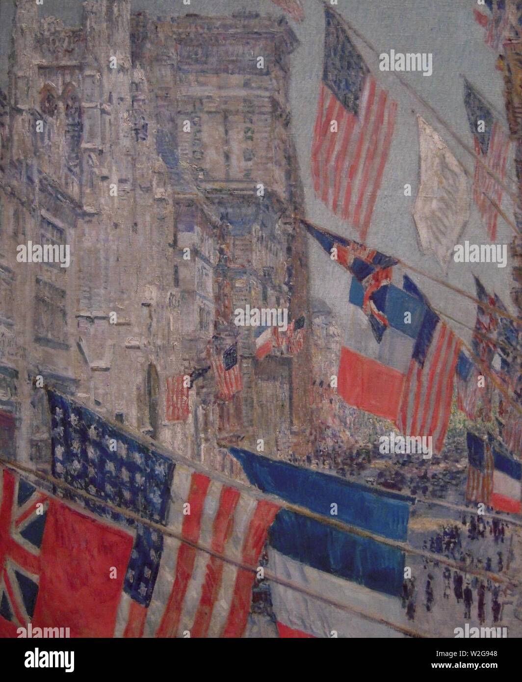 Childe Hassam, alliés 24, mai 1917, 1917. Banque D'Images