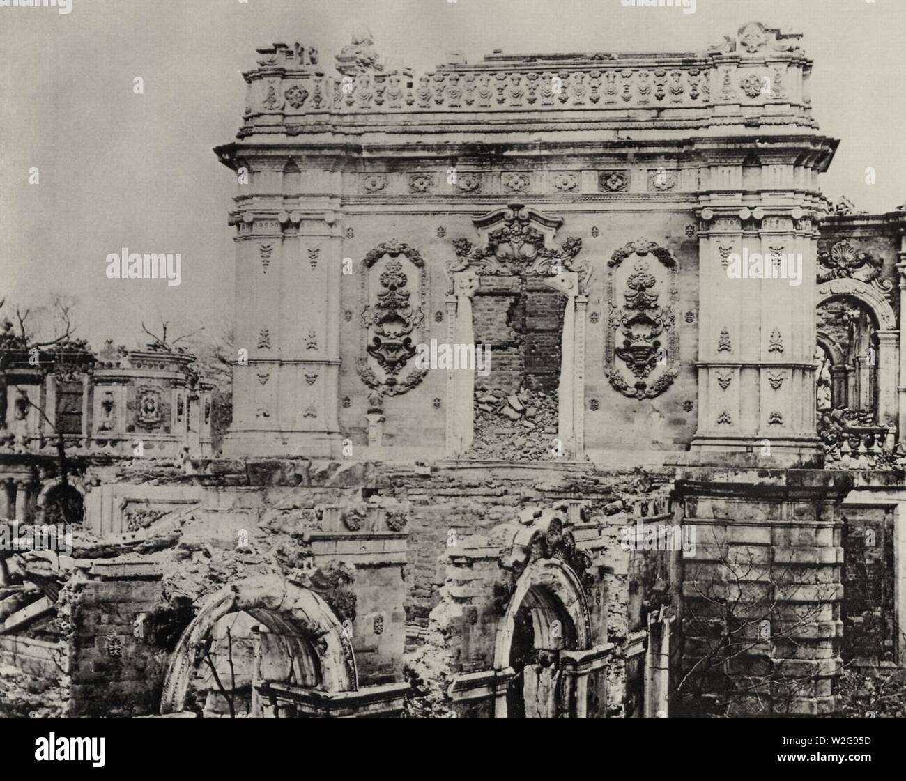 Childe, Thomas - Ruinen von Yüan-ming Yüan, altes Sommerschloss nordwestlich von Peking Banque D'Images