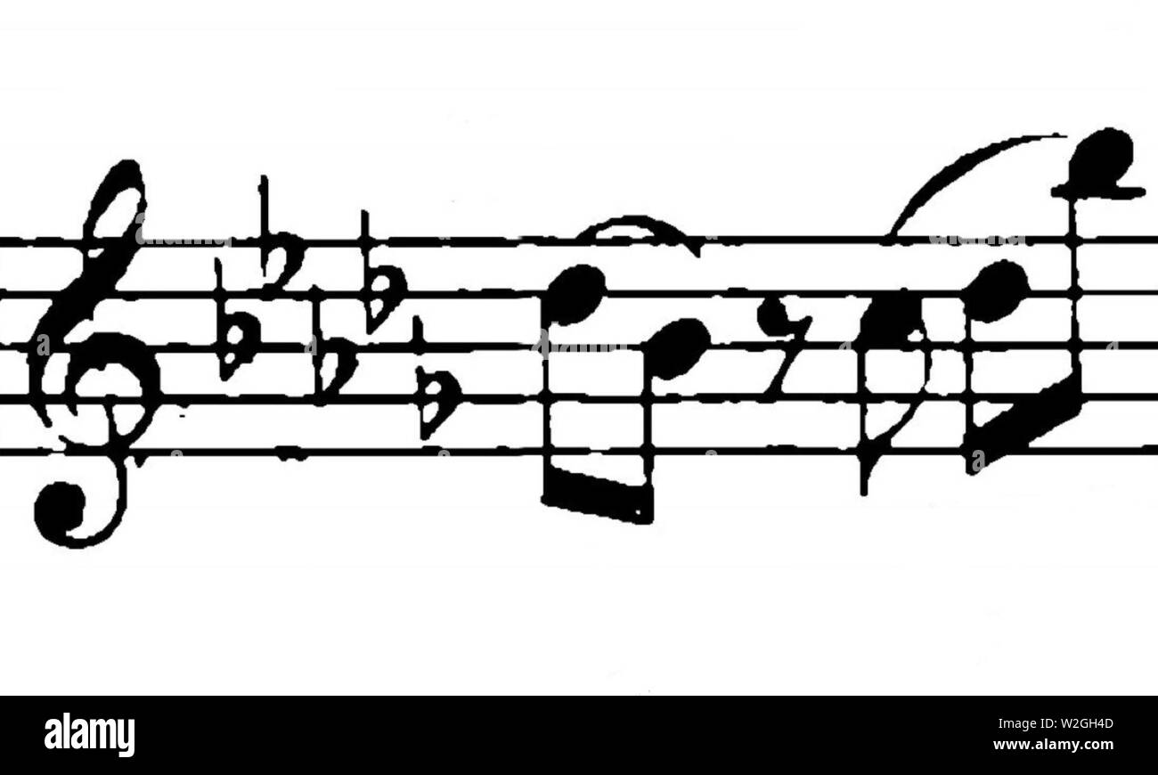 Chopin Sonate pour piano n°2, Op. 35, partie de thème principal Photo Stock  - Alamy