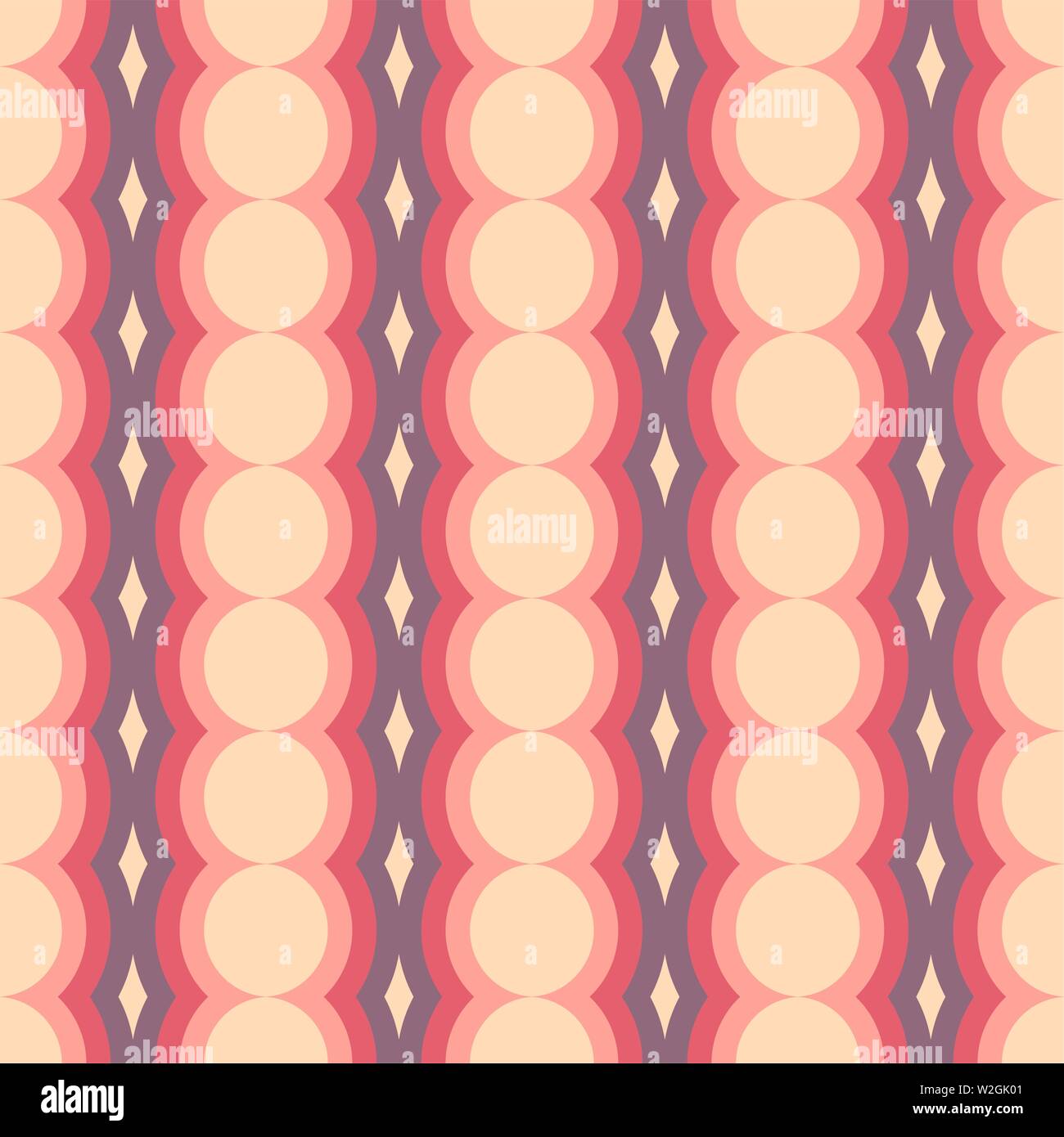 Vector retro motif transparent arrondi. Guirlandes géométriques abstraites pour textile, d'impression, papier peint, papier d'emballage, etc. web Illustration de Vecteur