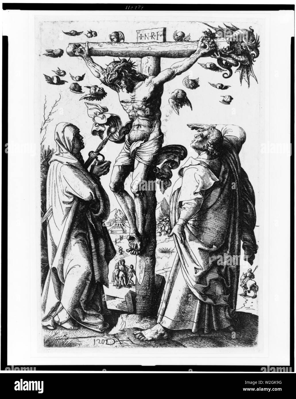 Le Christ sur la croix) - DH Banque D'Images