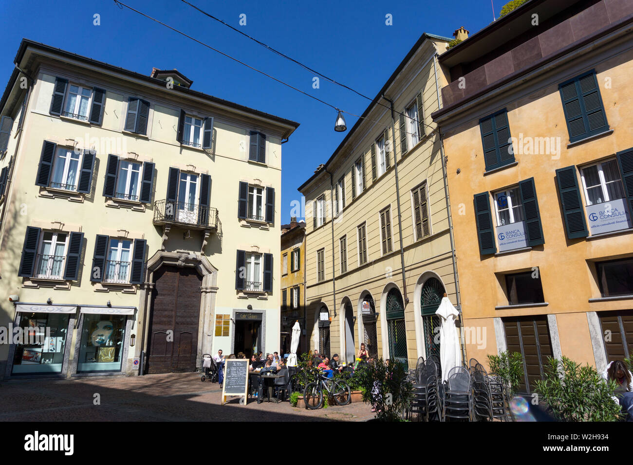 L'Italie, Lombardie, Varese, Via Giosuè Carducci Banque D'Images