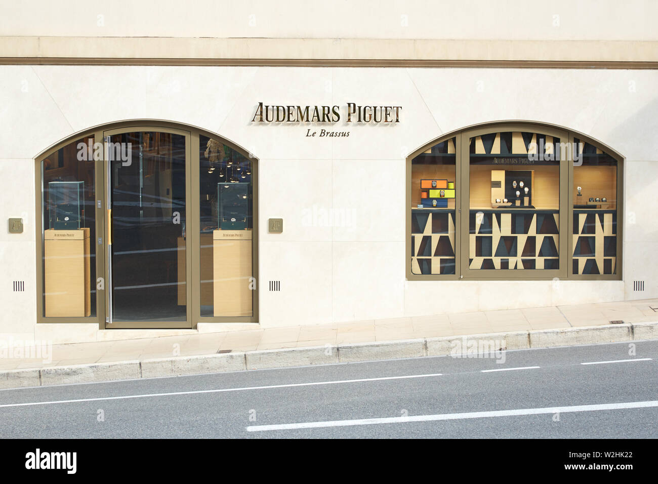 MONTE CARLO, MONACO - le 19 août 2016 : Audemars Piguet watch, magasin de luxe à Monte Carlo, Monaco. Banque D'Images