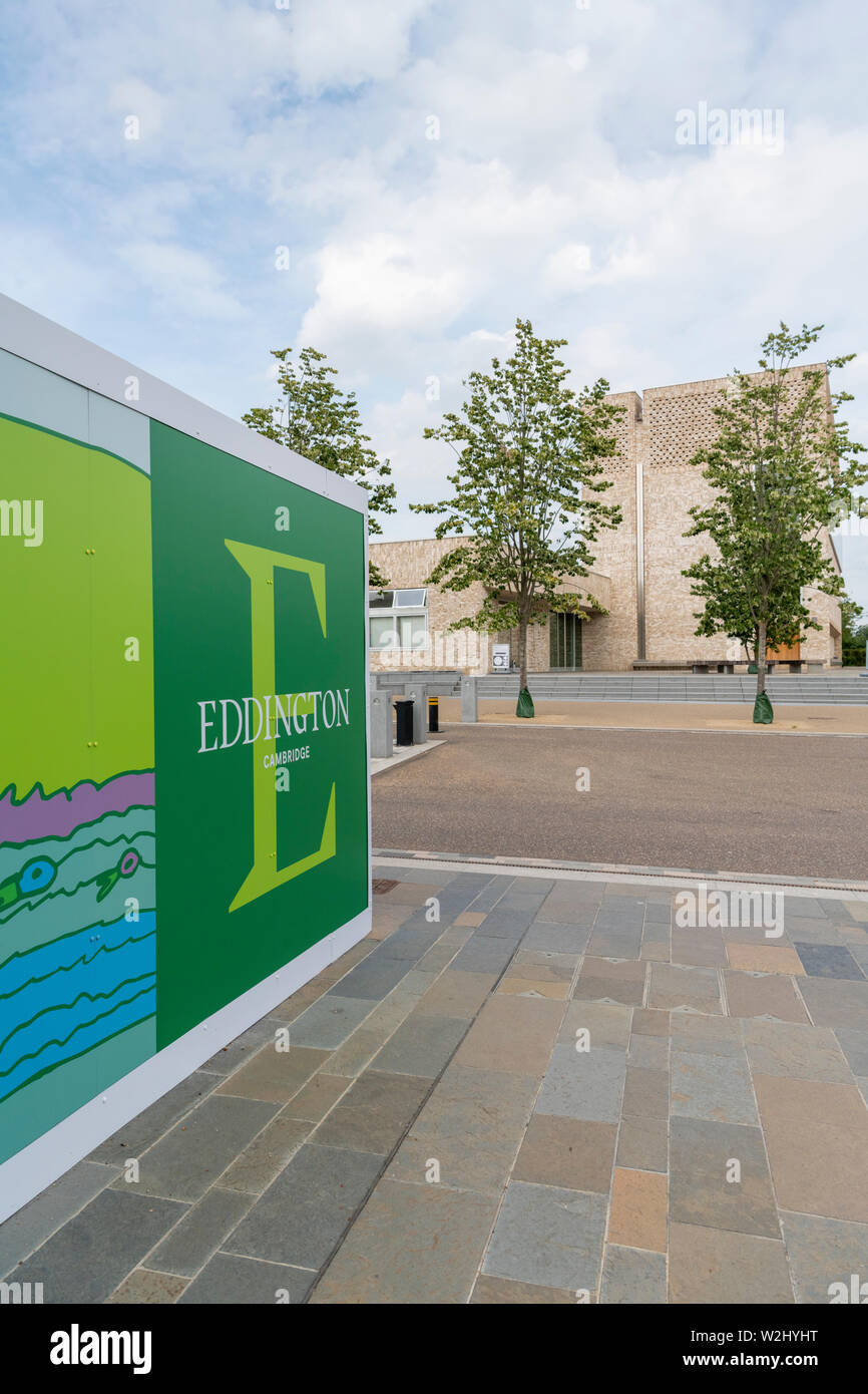 Maisons à Eddington Cambridge UK un nouveau développement ou de district dans le nord-ouest de Cambridge City Banque D'Images
