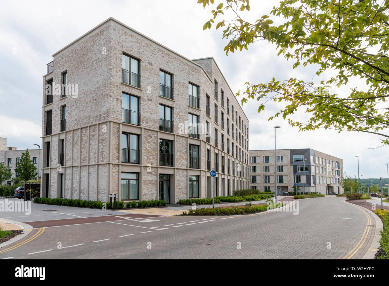 Maisons à Eddington Cambridge UK un nouveau développement ou de district dans le nord-ouest de Cambridge City Banque D'Images