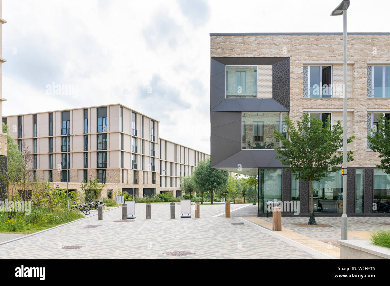 Maisons à Eddington Cambridge UK un nouveau développement ou de district dans le nord-ouest de Cambridge City Banque D'Images