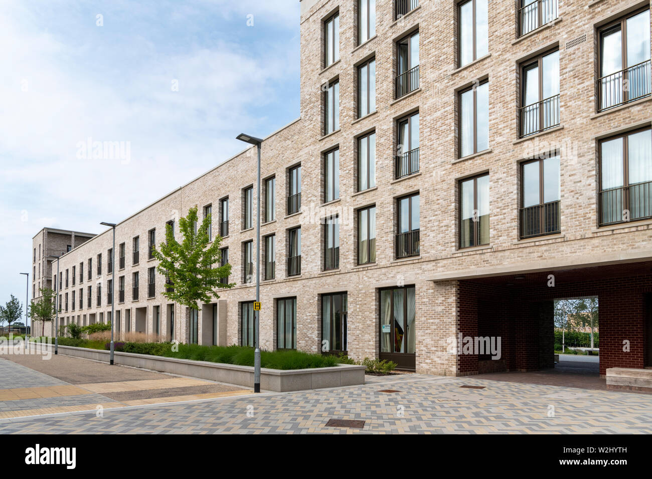 Maisons à Eddington Cambridge UK un nouveau développement ou de district dans le nord-ouest de Cambridge City Banque D'Images