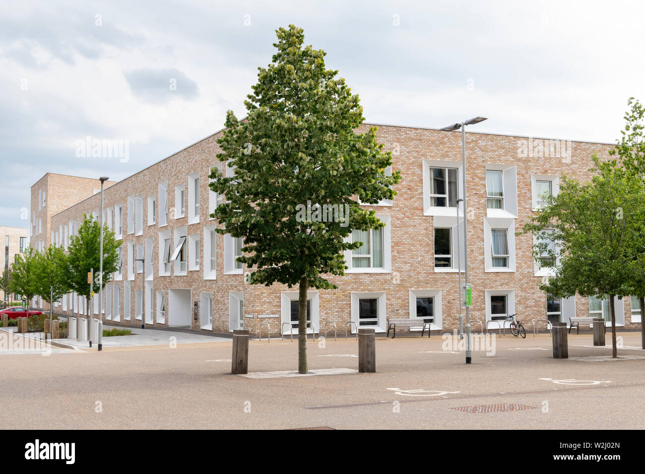 Maisons à Eddington Cambridge UK un nouveau développement ou de district dans le nord-ouest de Cambridge City Banque D'Images