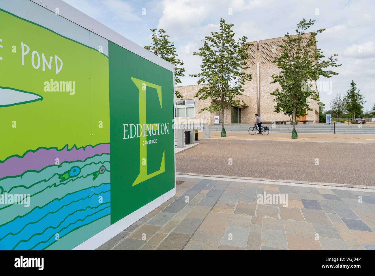 Maisons à Eddington Cambridge UK un nouveau développement ou de district dans le nord-ouest de Cambridge City Banque D'Images