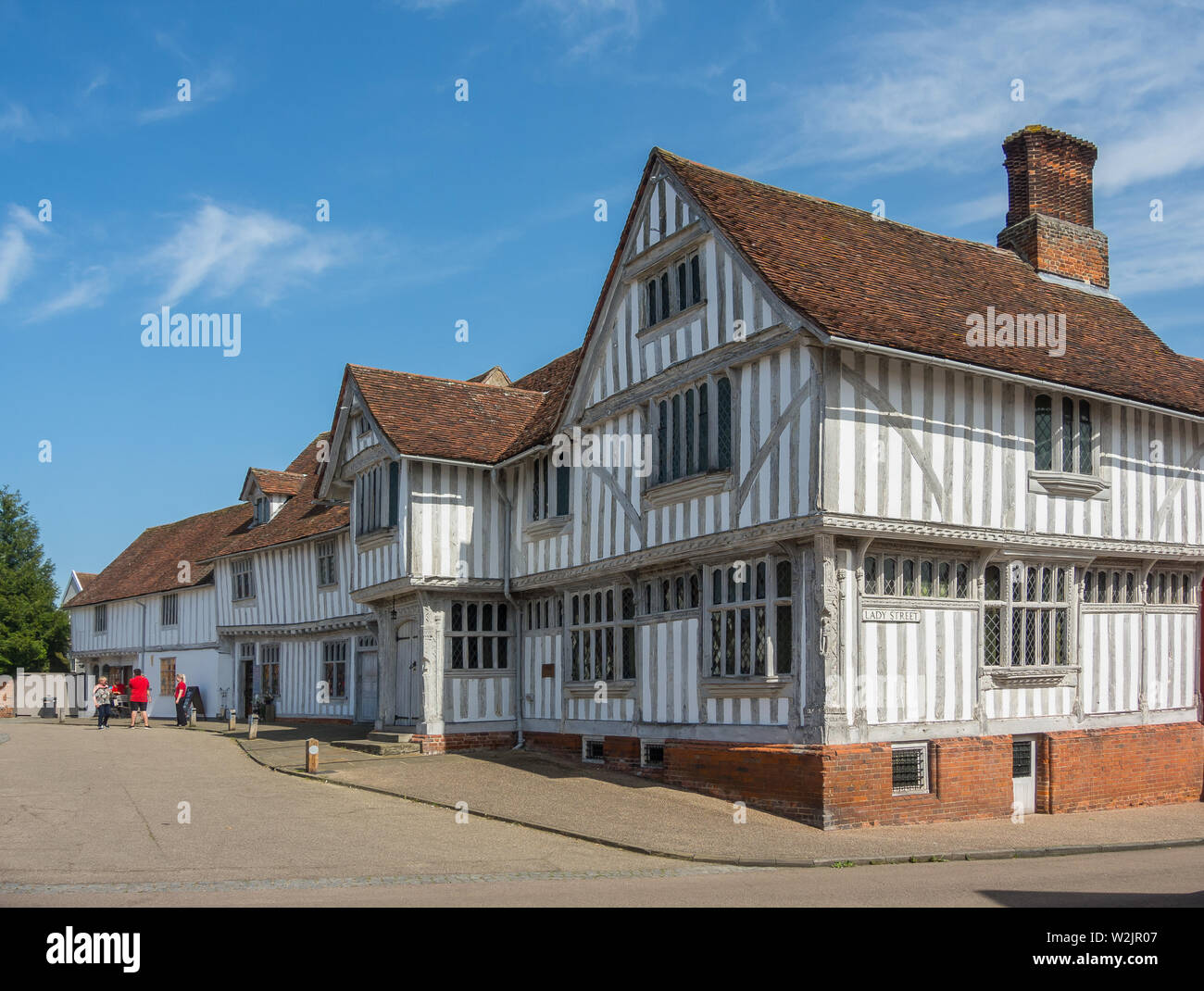 Village Lavenham Banque D'Images