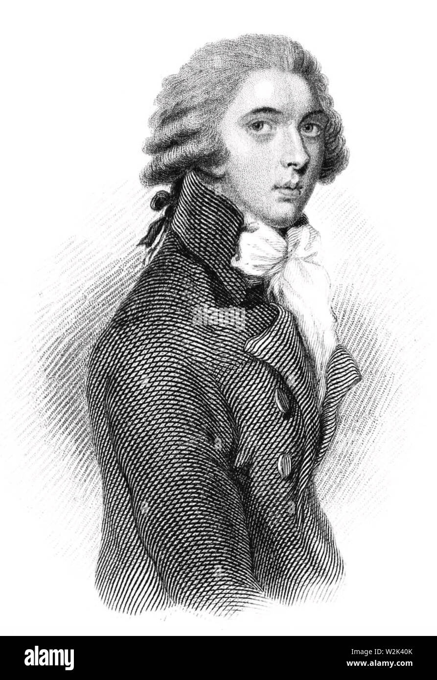 WILLIAM Pitt le Jeune (1759-1806), homme politique et premier ministre anglais Banque D'Images
