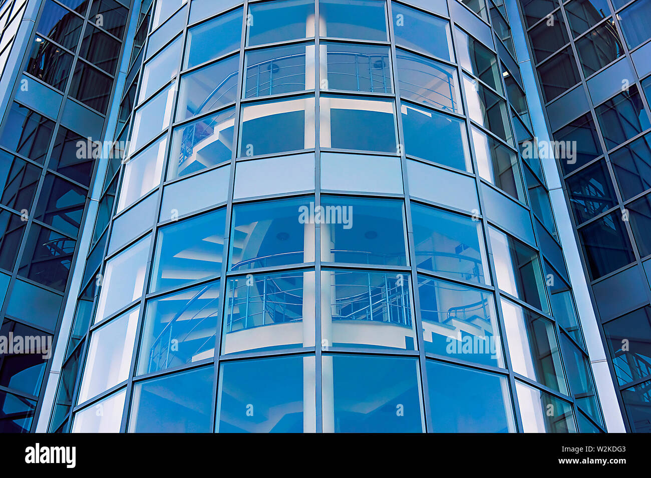 Tour office building close-up Banque D'Images
