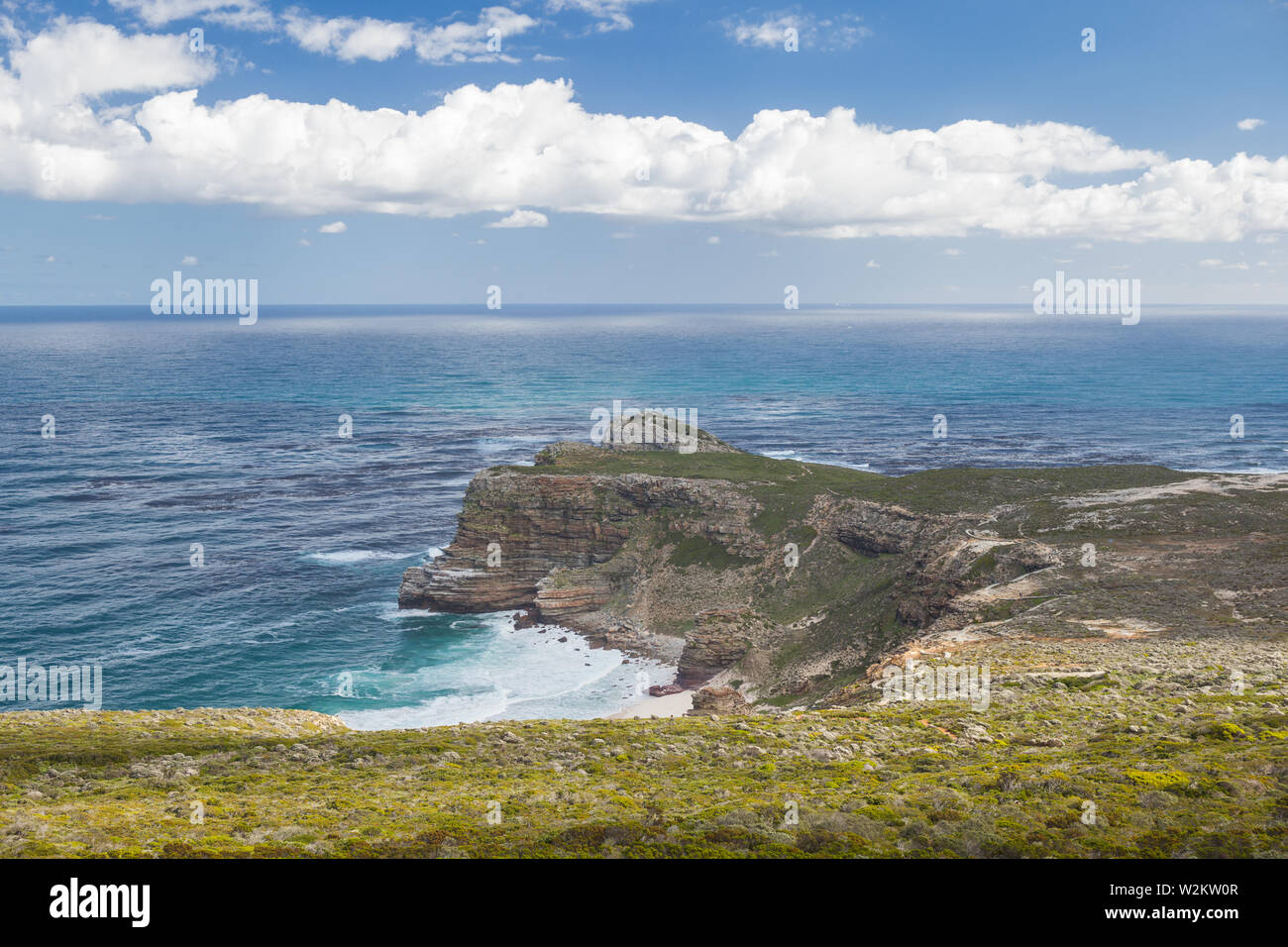La côte sauvage et pittoresque au sud de Cape Town, Afrique du Sud, n'est qu'une des nombreuses raisons de visiter cette incroyable destination. Banque D'Images
