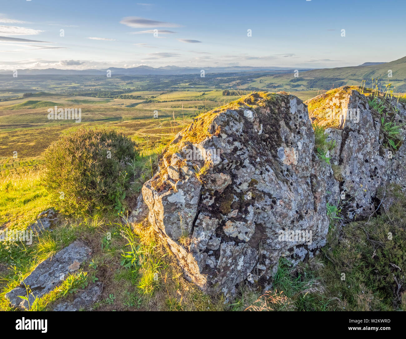 L'Whangie - Queens View Banque D'Images