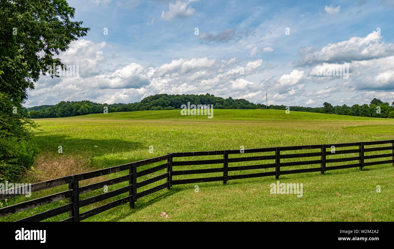 Ferme à Leipers Fork au Tennessee Banque D'Images