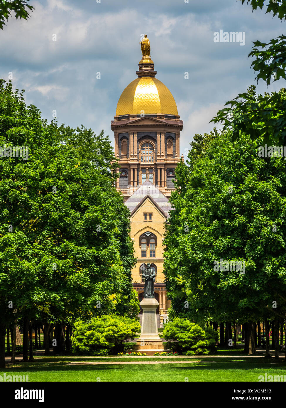 Notre Dame University - South Bend, Indiana Banque D'Images