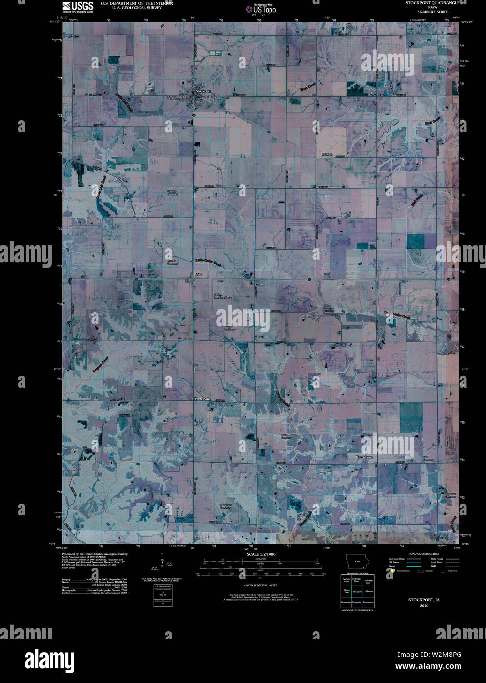 Carte de stockport Banque d'image et photos Alamy