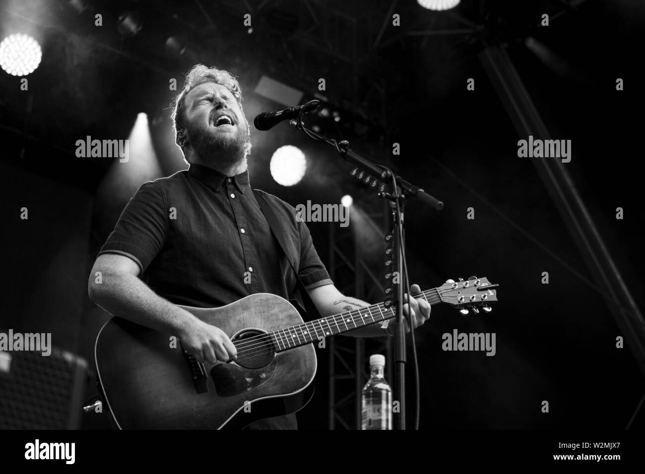 Bergen, Norvège - Juin 14th, 2019. La chanteuse irlandaise, auteur-compositeur et musicien Gavin James effectue un concert live au cours de la fête de la musique 2019 Bergenfest norvégien de Bergen. (Photo crédit : Gonzales Photo - Jarle H. MEO). Banque D'Images