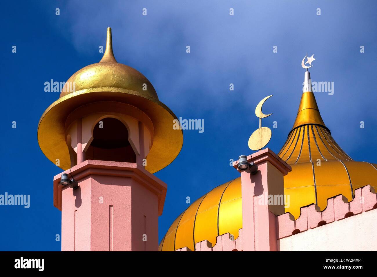 La Malaisie Kuching, Sarawak, Masjid mosquée Kuching Bandaraya. Banque D'Images