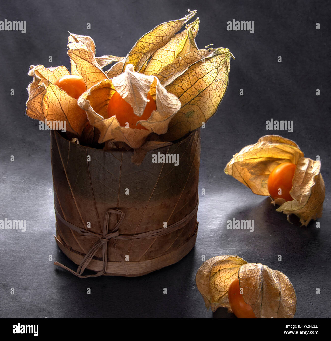 Physalis frais still life photos Banque D'Images