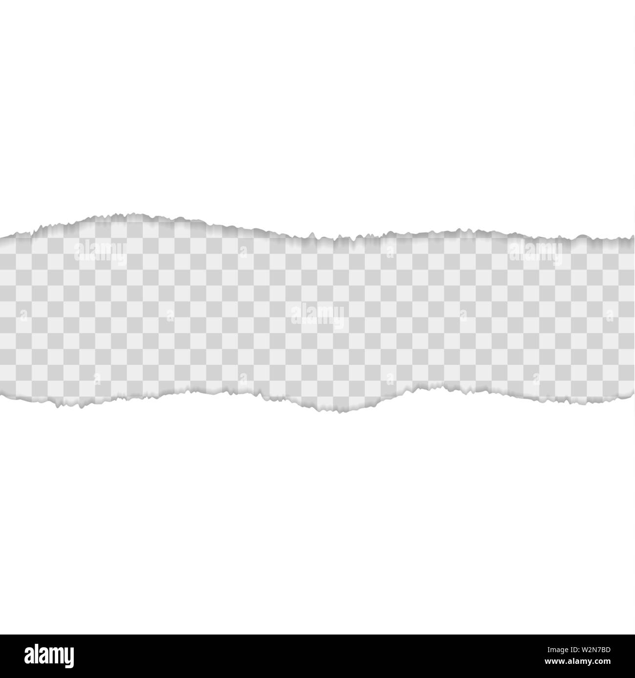 Dos déchiré. Ruban déchiré. Vector iluustration Illustration de Vecteur