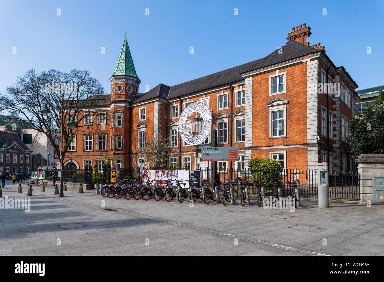 La ville de Cork, Cork, Irlande. Crawford Art Gallery à la place d'Emmet, le liège est une institution culturelle nationale et régionale art museum de Munster, dédié Banque D'Images