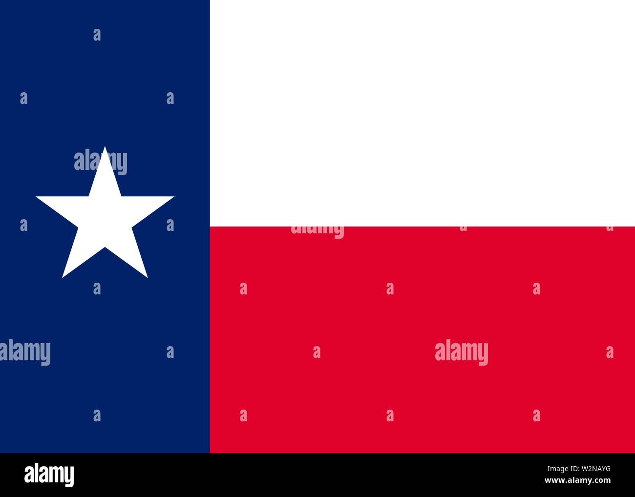 Drapeau de l'état du Texas. Eps10 Vector illustration Illustration de Vecteur