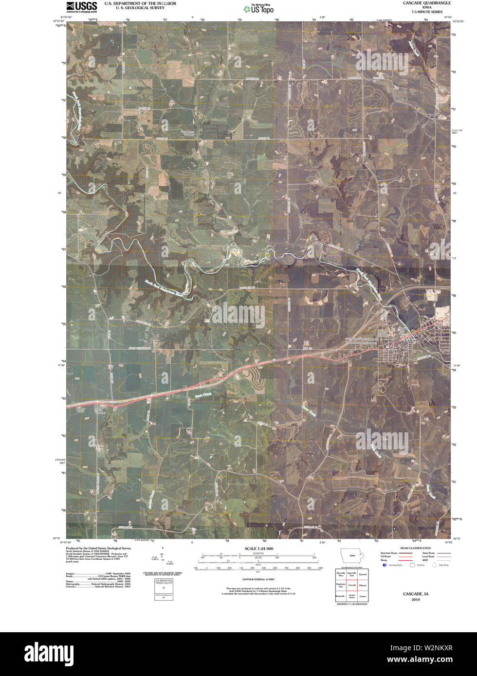 Carte de la cascade Banque d'images détourées Page 2 Alamy