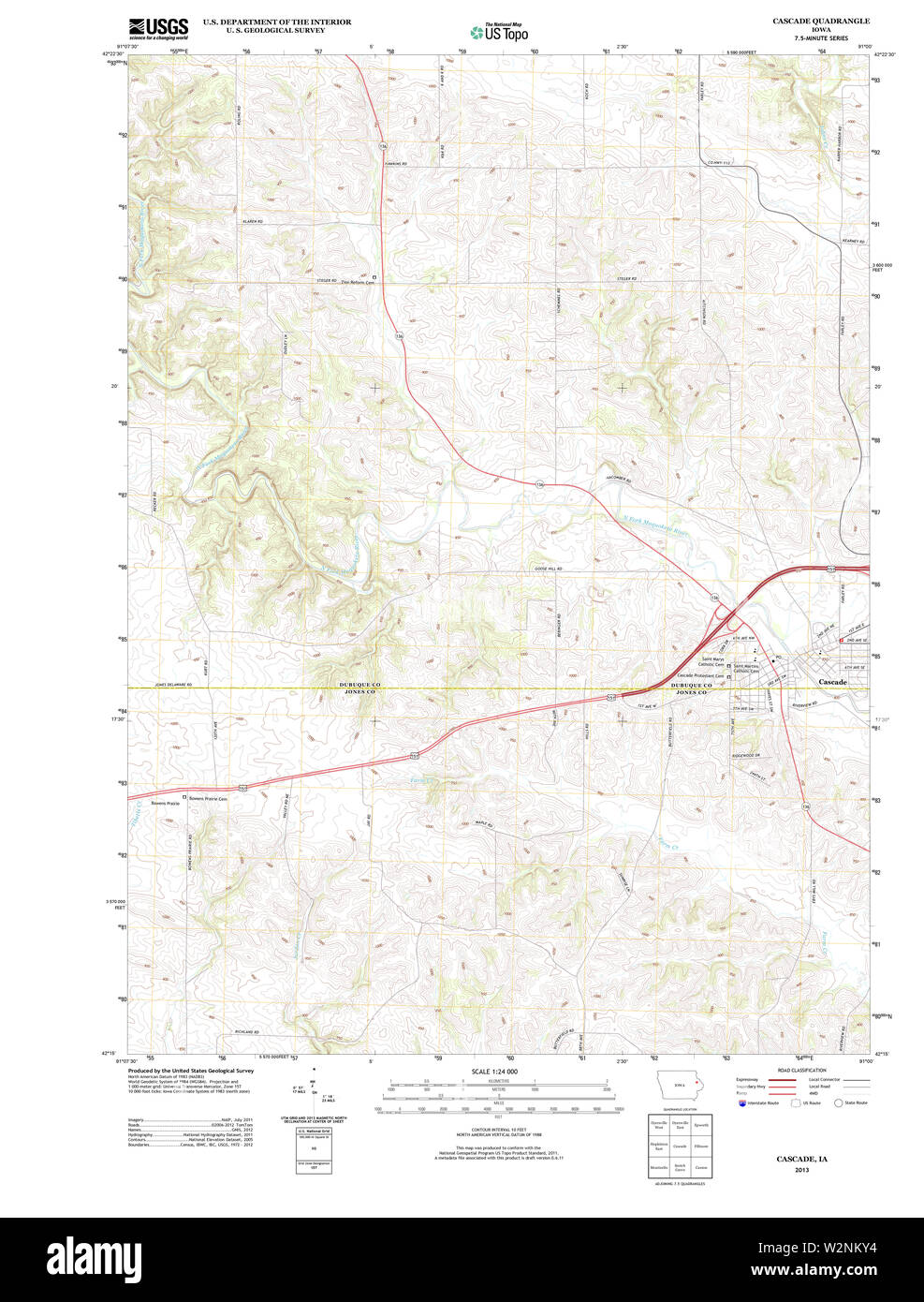 Carte de la cascade Banque d'images détourées Page 2 Alamy